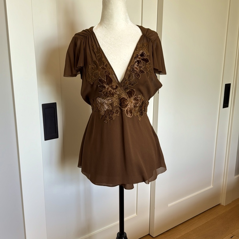Vintage DKNY silk blouse
